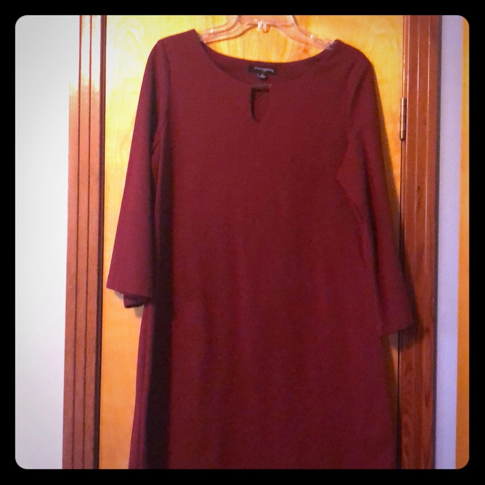 Maroon Sharagano Dress